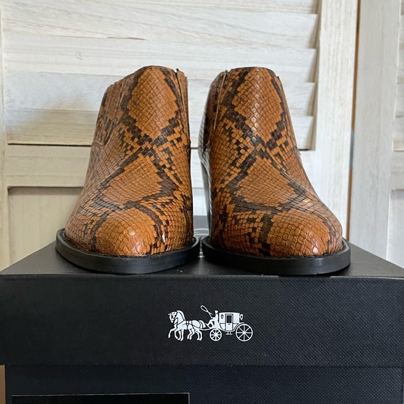 New Coach Perri Snake Print Bootie - Picture 8 of 8